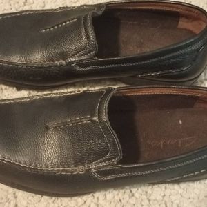 Black Clark casual dress shoes
